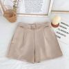 WTEMPO Summer Women's Chiffon Shorts Fashion High Waist Loose Shorts Wide Leg Shorts Casual Shorts Suit Shorts