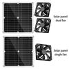 Solar Exhaust Fan 12W Mini Ventilator Solar Panel Powered Fan Air Extractor for Dog Chicken House Farm Shed RV Greenhouse Fan