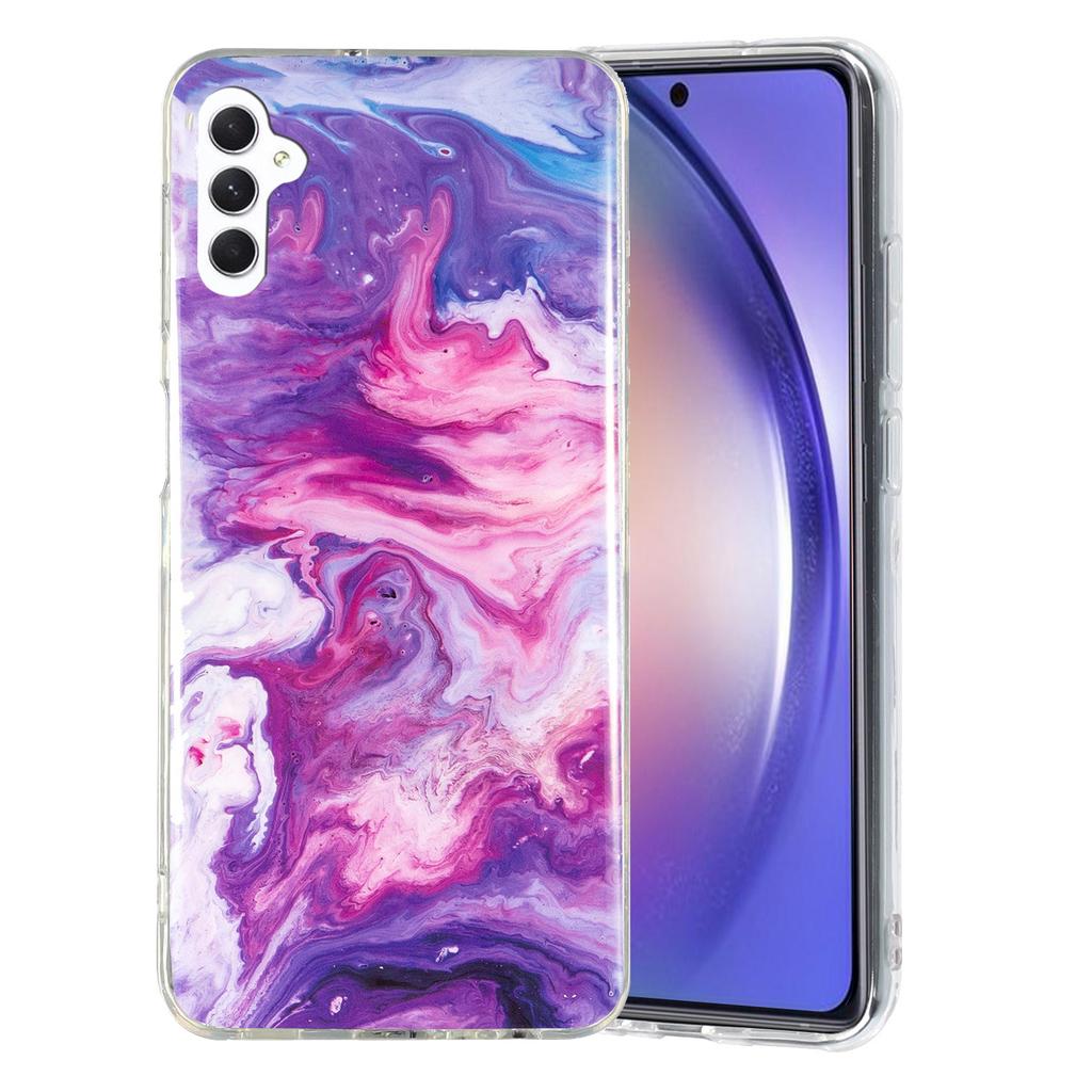 For Samsung Galaxy A54 5G Marble Pattern Phone TPU Case Anti-scratch IMD Phone Cover