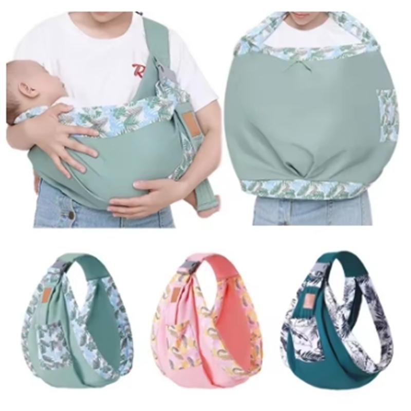 Baby Wrap Newborn Sling Dual Use Infant Nursing Cover Carrier Mesh Fabric Breastfeeding Carriers Up Baby Carrier Backpack 0-36M