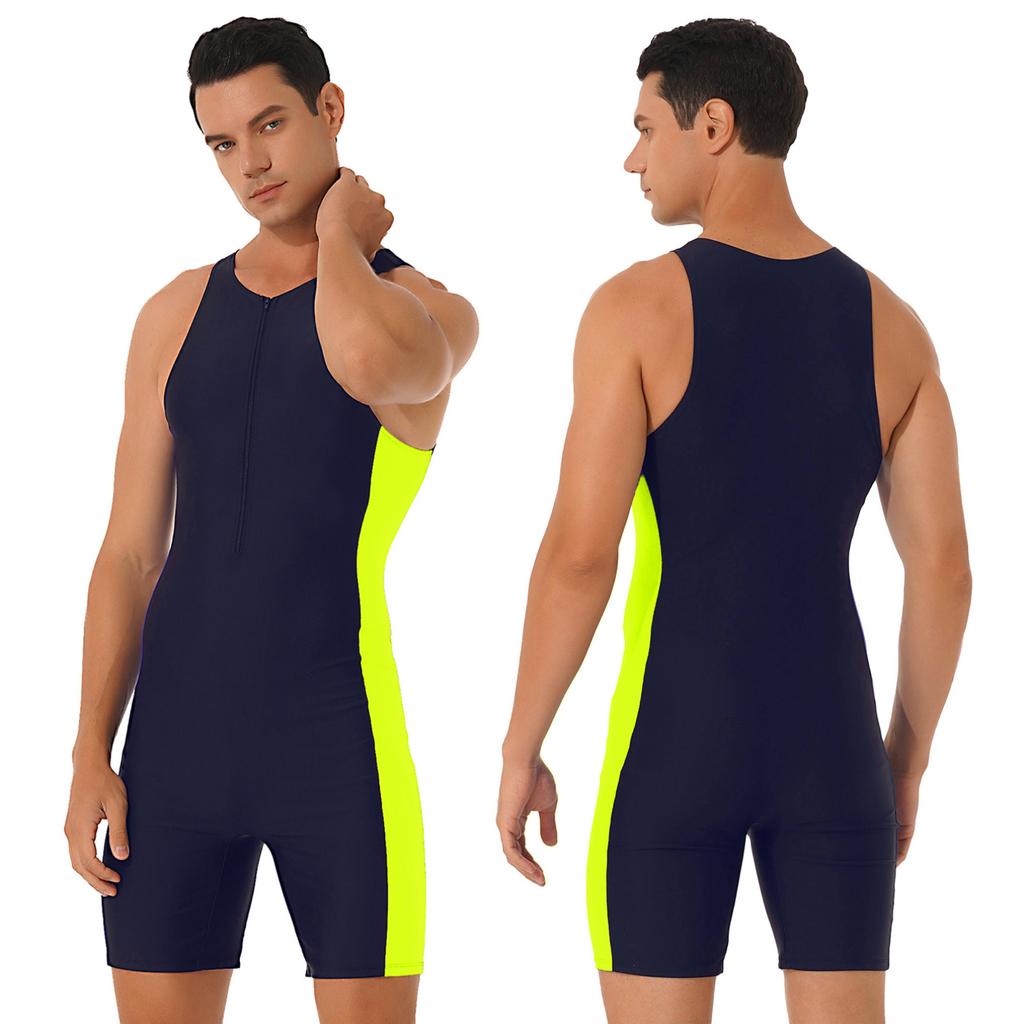 Men's Triathlon Suit Compression Duathlon Running Swimming Cycling Skinsuit