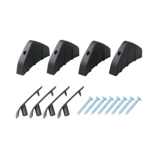 4 шт. задний бампер, универсальный аксессуар для губ, плавник акулы, дизайн автомобиля, модифицированный стиль