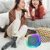 Мини-караоке-машина Bluetooth Audio с 1/2 беспроводными микрофонами Караоке-микрофон Уличный