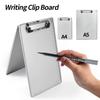 A4 File Folder Clipboard Aluminum Alloy Clip Board Loose-leaf Notebook File Writing Clamp Paper Holder Office School Supplies