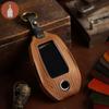 HALLMO Handmade Luxury Leather Car Key Case For BMW LCD Key