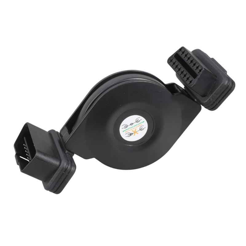 Adjustable Length OBD2 Extension Cable 16Pin Male To Female Flat Ribbon Connectors For Car Diagnostic Scanner GPSs Trackers