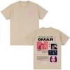 Hot Omar Courtz Primera Musa Tour Album Poster Graphic Print T-Shirt Men Women Streetwear Hip Hop Fashion Casual Cotton Short Sleeve Summer New Tee