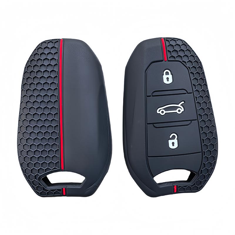 Силиконовый чехол-оболочка для автомобильного ключа Peugeot 2008 3008 4008 5008 308 408 508 Citroen C5 C4 C4L C6 C3-Xr Picasso Grand Ds3 Ds5