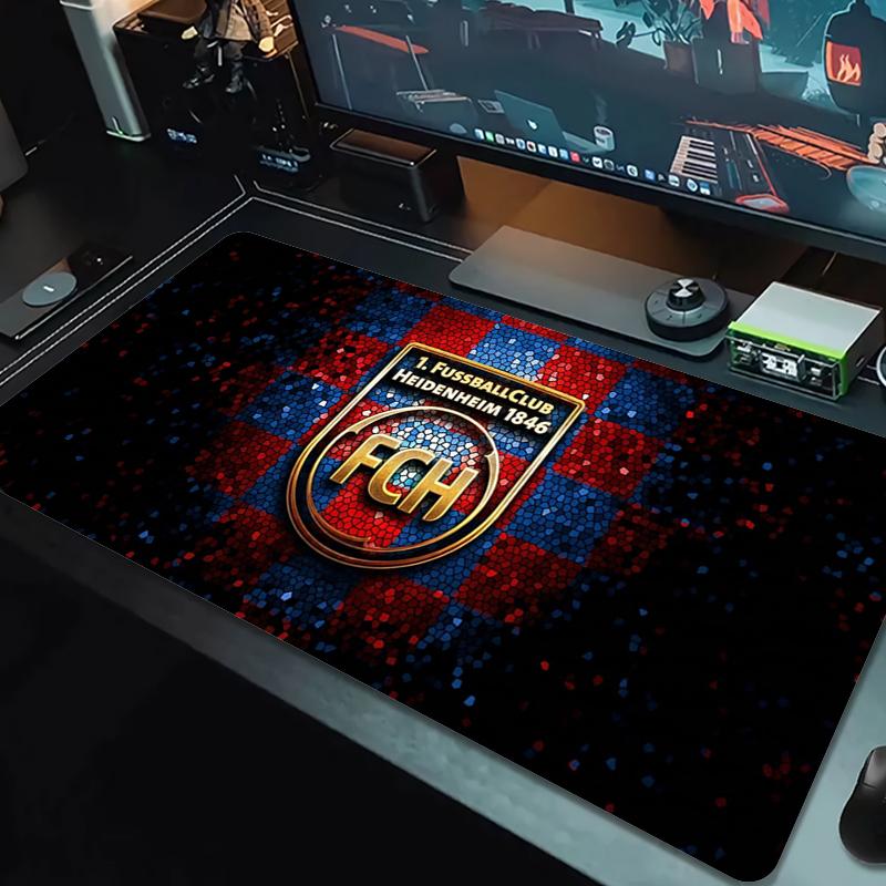 1. FC Heidenheim 1846 Mouse Pad Large Gaming Table Cushion Non-slip Laptop Tablet Big Mousepad XXL Mat Mini PC Playmat With Lock edge_xia