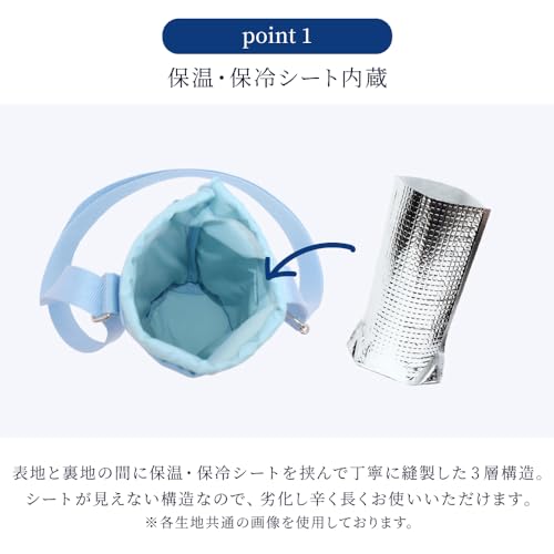 COLORFUL CANDY STYLE Water Bottle Holder, Water-Repellent, Lightweight, Stain-Resistant, Wrinkle-Resistant, Aurora Color, for Girls (NM703700)