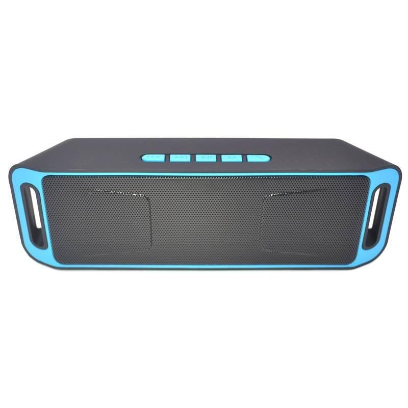 Стильный мини-динамик Bluetooth с двумя каналами и USB-подключением для использования на рабочем столе и в автомобиле