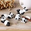 8pcs/set Creative Cartoon Panda Ceramic Chopsticks Holder Stand Chinese Chopstick Rack Home Decor Kitchen Gadget and Accessories
