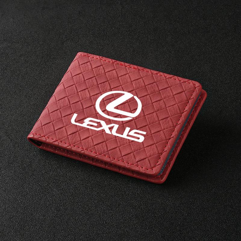 Car Driver License Wallet ID Credit Card Holder For Lexus RX300 IS200 IS250 ES350 Ct200h UX250h NX300h RX350 ES300h RX400h NX GS AL9