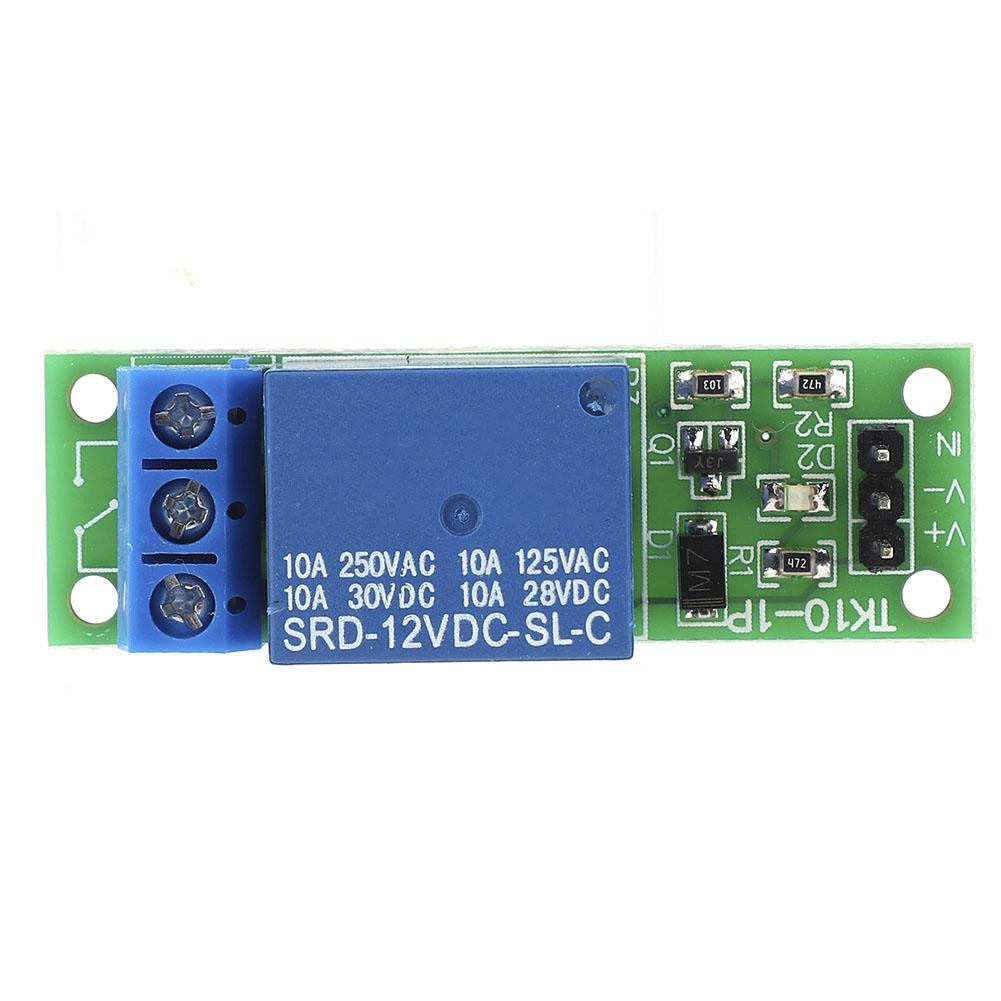 10 шт. Плата реле на 1 канал DC 12V Модуль Триггер высоким уровнем для Arduino