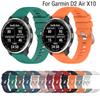 Силиконовый 20 мм ремешок для часов для Garmin D2 Air X10 Vivoactive 5 3 ремешок браслет для Xiaomi Watch S3 S2 S1 ремешок 22 мм 18 мм браслет