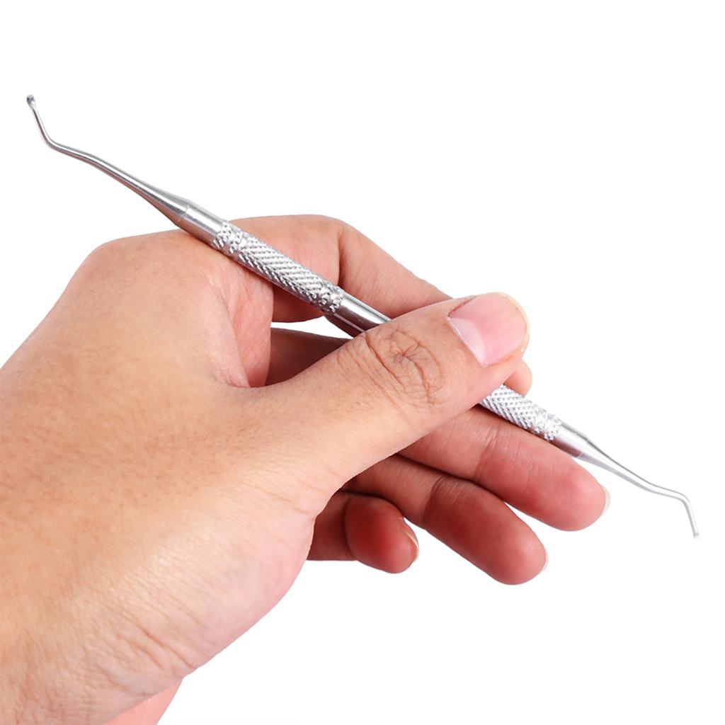 Профессиональный очиститель для ухода за вросшими ногтями, пилка-очиститель, двусторонний инструмент для педикюра