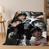 Чон Чонгук Kpop B-BTS Ультрамягкое фланелевое одеяло-плед, Теплое уютное одеяло для дивана, кресла, кровати, спальни, гостиной, путешествий