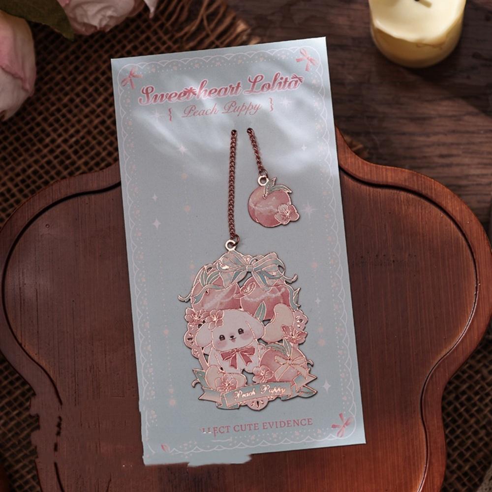 Floral Book Clip Bronzing Metal Bookmark Sun Design Bookmark Metal Love-Heart Book Clip For Office Student Teacher
