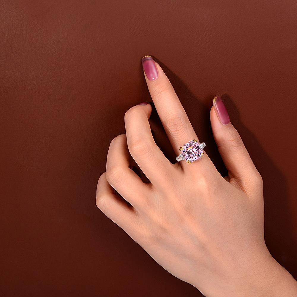 Gica Gema 100% стерлинговое серебро 925 пробы с цирконами и драгоценными камнями, свадебное обручальное кольцо, ювелирные изделия