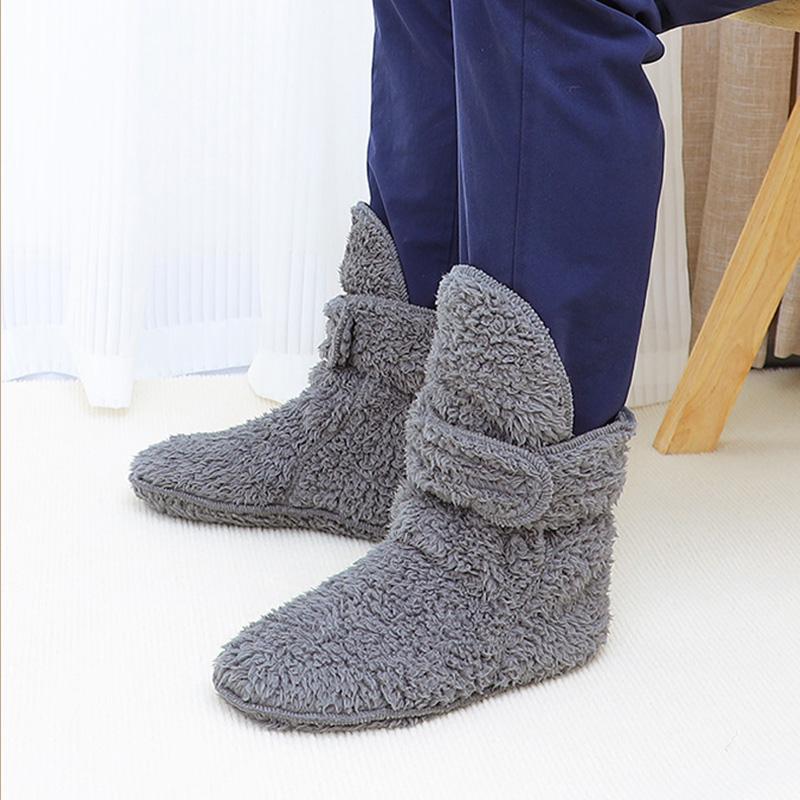 Зимние гетры для лодыжек, холодные носки, носки из гипса с трещинами для людей среднего и пожилого возраста, теплые носки для пола в помещении