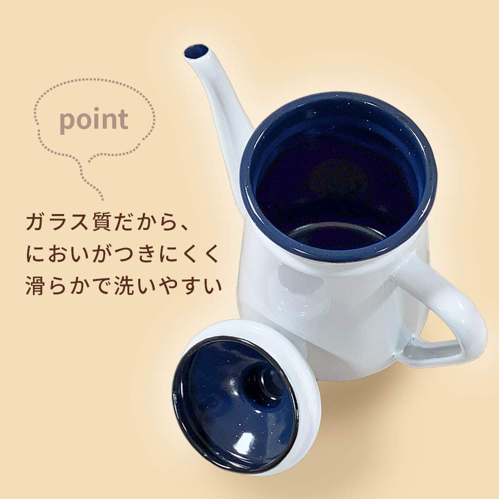 Wahei freiz Кофе Фулл Вотер Подходящий Сделано из Кофе Блан Пот, 1.1л, 0.77л, Эмаль, Совместимо с ИН/Газом, RB-1925