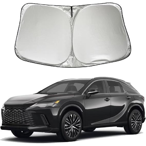 Car Windshield Sun Shade Sunshade Compatible with Lexus RX RX350/RX 350 RX350H RX330 RX300 RX450 RX450h F Sport (Not for NX) 2023 2024 Accessories,