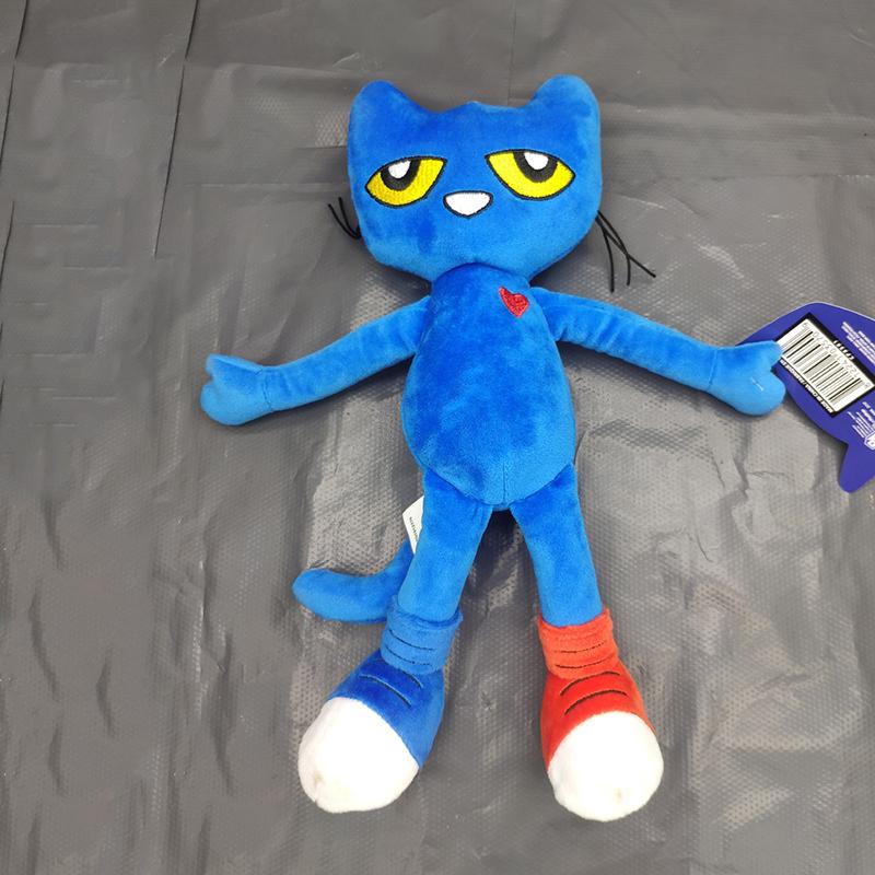 30cm Pete the Cat Plush Toy Stuffed Animal Plushies Kitten Doll Soft Cartoon Figure Sleeping Pillow Fans Birthday Christmas Gift