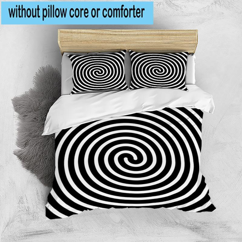 Abstract Geometric Composition 3pcs Bedding,Including 1pc Duvet Cover And 2pcs Pillowcases Perfect for Christmas,Ideal for Bedroom, Dormitory