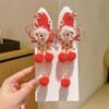 Cute Tassel Hairpin Bow New Year Hair Accessory Hanfu Traditional Chinese Hair Clip  Cosplay Events