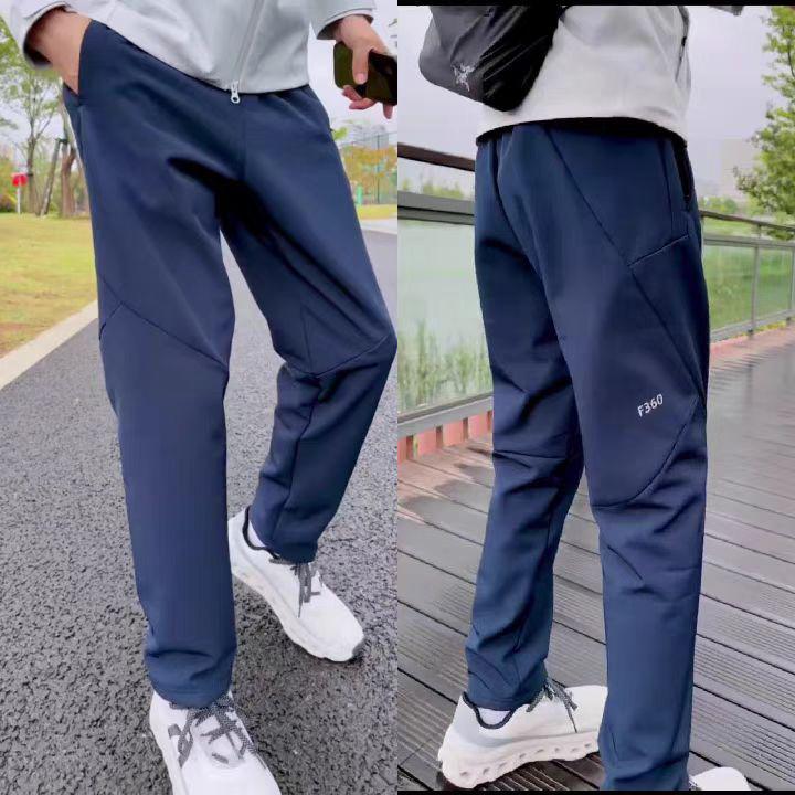 Популярные спортивные брюки Plus Velvet Soft Shell - осенне-зимние флисовые спортивные штаны с четырехсторонней растяжимостью