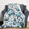 1pc Sea Turtle Pattern Blanket Warm, Cozy, And Soft, Suitable for Sofas, Beds, Cars, And Office Use.Perfect for Camping And Travel, Making It a Great