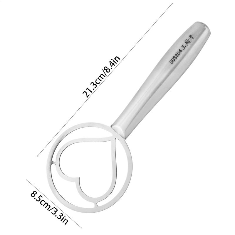 Danish Dough Whisk Stainless Steel Bread Dough Beater Creative Dough Hook Tool Bread Dough Mixer With Patterns For Sourdough