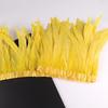 10Meters Rooster Tail Feathers Trim 25-30Cm Coque Feathers Trimming For Handiwork Crafts Carnival Dress Skirt Costumes Plumes