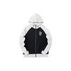 Anta Life Series Letter Pattern Print Color Block Knit Hooded Jacket Unisex Jackets Black 152318707-2