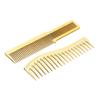 Расческа для стрижки волос для парикмахерской Расческа для стрижки волос с широкими зубьями для всех типов волос Золото