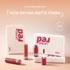 Velvet Mist Matte Lip Tint & Cheek Mud Dual-use Lip Clay Lightweight Soft Lip Mud High Pigmented Long Lasting Lipstick Set Box