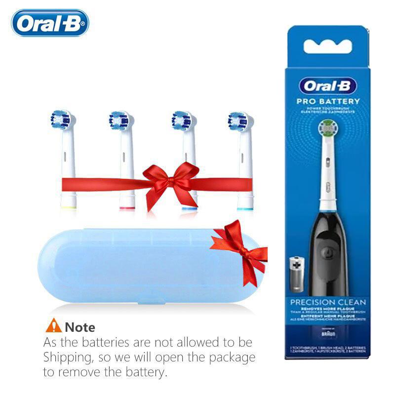 Oral B Electric Toothbrush 7600s Rotating Precision Clean Battery Type Sonic Toothbrush for Adult with Travel Case