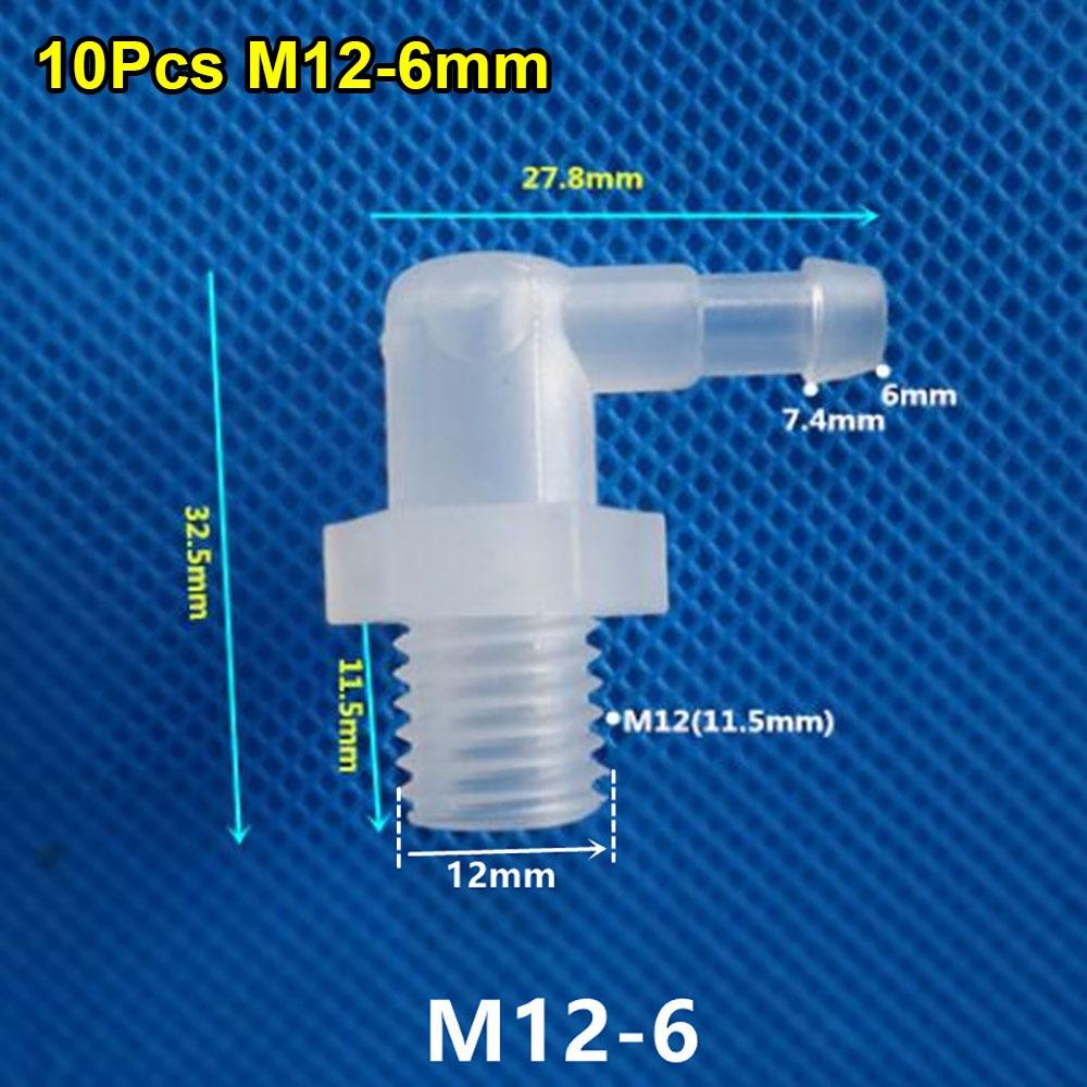 10Pcs PP PE Pagoda Elbow Connector Plastic Hose Fittings for Aquarium Fish Tank Fittings