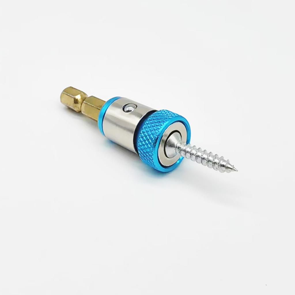 Upgraded Screwdriver Rings, 1/4 Inch/6.35mm Screw Magnetizer For Screwdriver & Bits, Screw Holder Tool