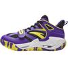 Kids Wind Tunnel Synthetic Leather Mesh Professional Basketball Shoes Men Sneakers Yellow Purple A12441108-5