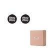 MIU MIU Resin Earrings Women's Black 5IO0632F8OF0967