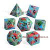 Бирюзовый набор кубиков DND из 7 штук