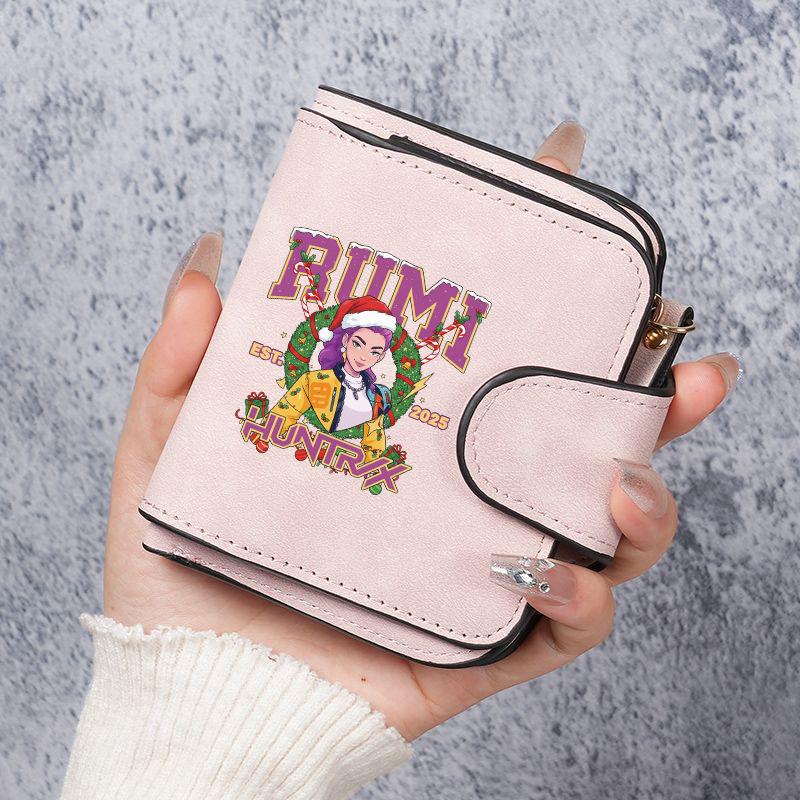 Kpop Devil Hunter Wallet Women Cute Hunter Coin Wallet Credit Card Holder Passport PU Wallet