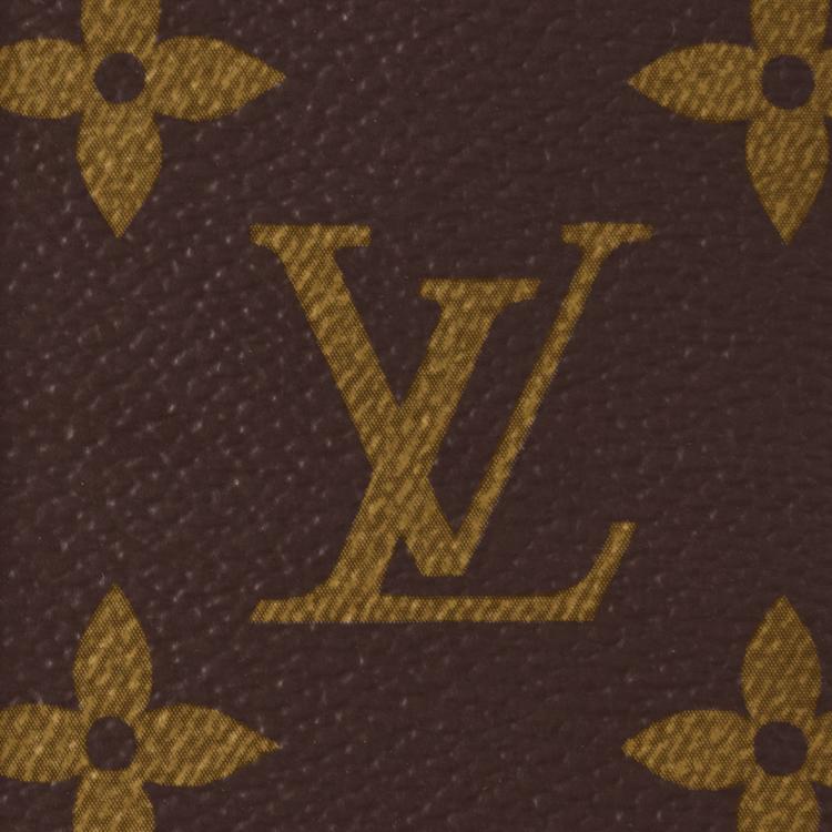 Louis Vuitton Monogram Macassar Coated Canvas Wallet Men wallet Brown Yellow M82955