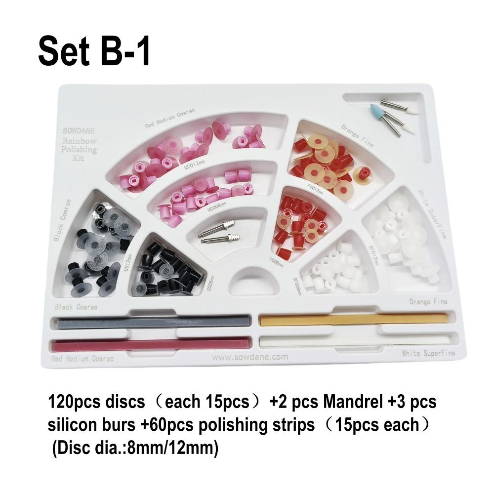 Стоматологический набор Super-Snap Rainbow Technique, стоматологические диски для полировки полости рта, набор держателей, финишная система, стоматологический инструмент