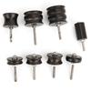 8Pcs Electric Polished Rod Black Sandalwood DIY Hand Made Leather Craft Polishing Tool