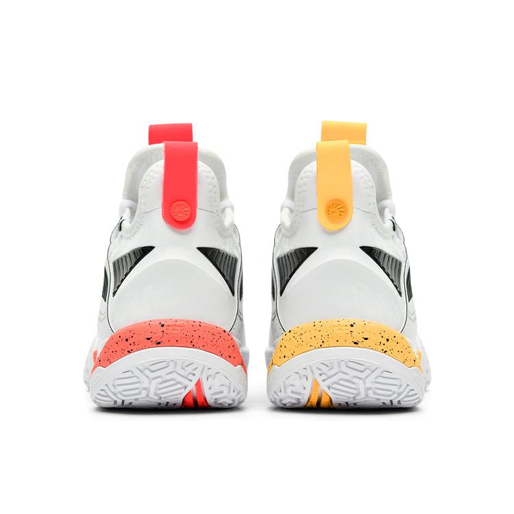 Li Ning Резиновые Нескользящие Износостойкие Низкие Бадминтонные Кроссовки Унисекс Белые AYAT003-3