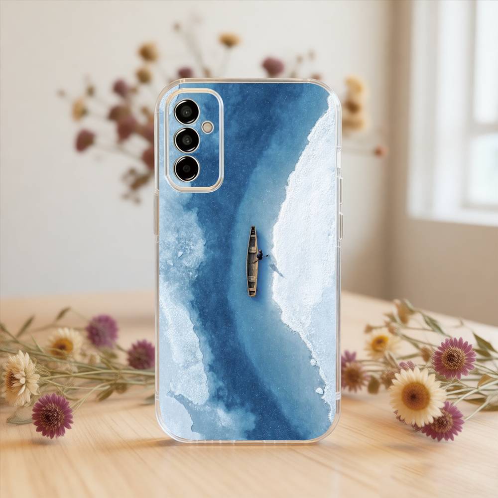 Морской Чехол Для Телефона Samsung A10, 12, 20, 21S, 30, 31, 40, 50, 51, 52, 70, 71 Прозрачная Крышка