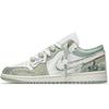 Air Jordan 1 Винтажные Баскетбольные Кроссовки Мужские Низкие Зеленые FN5214-131(Команда739-)