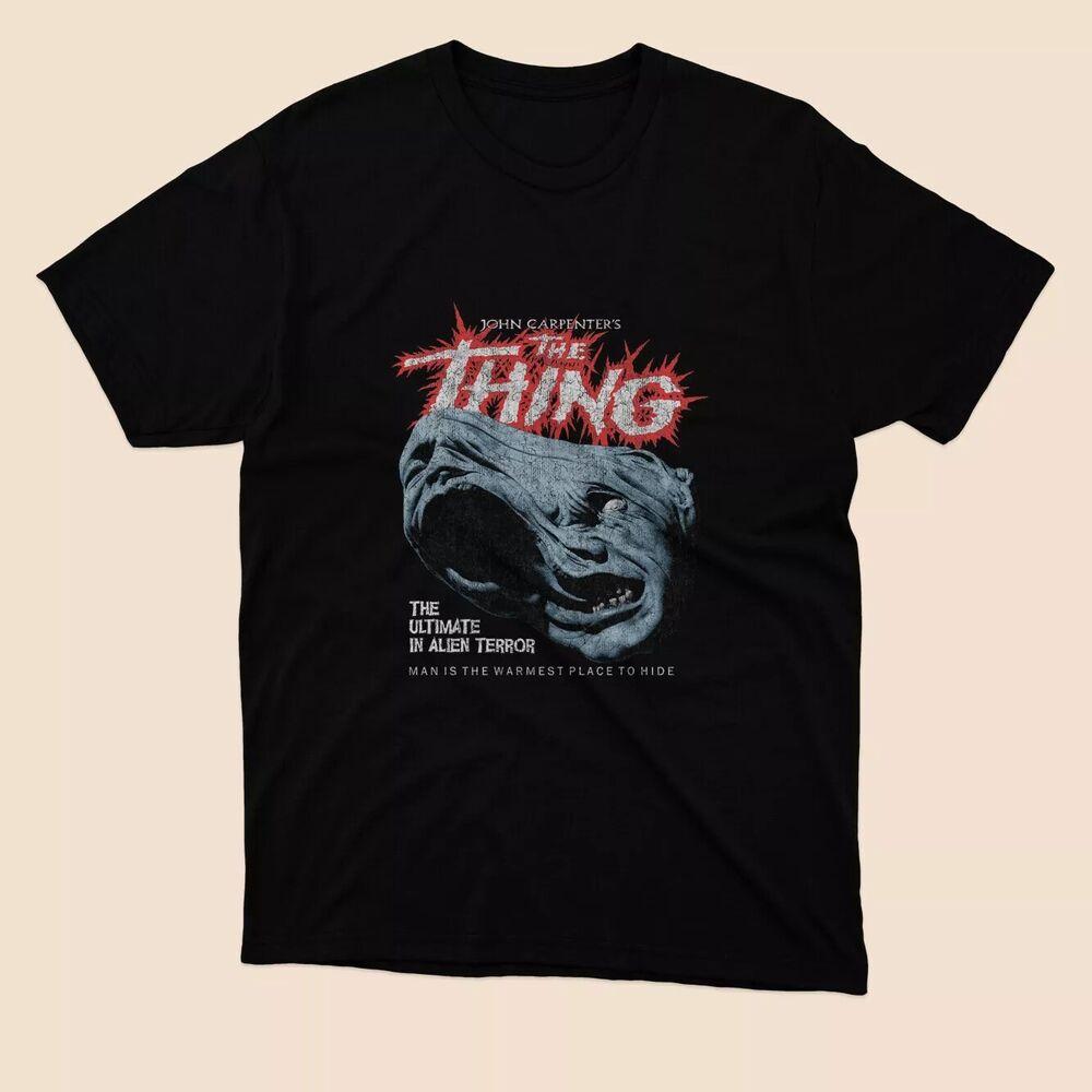 The Thing Distressed John Carpenter Black T-shirt Unisex T-Shirt